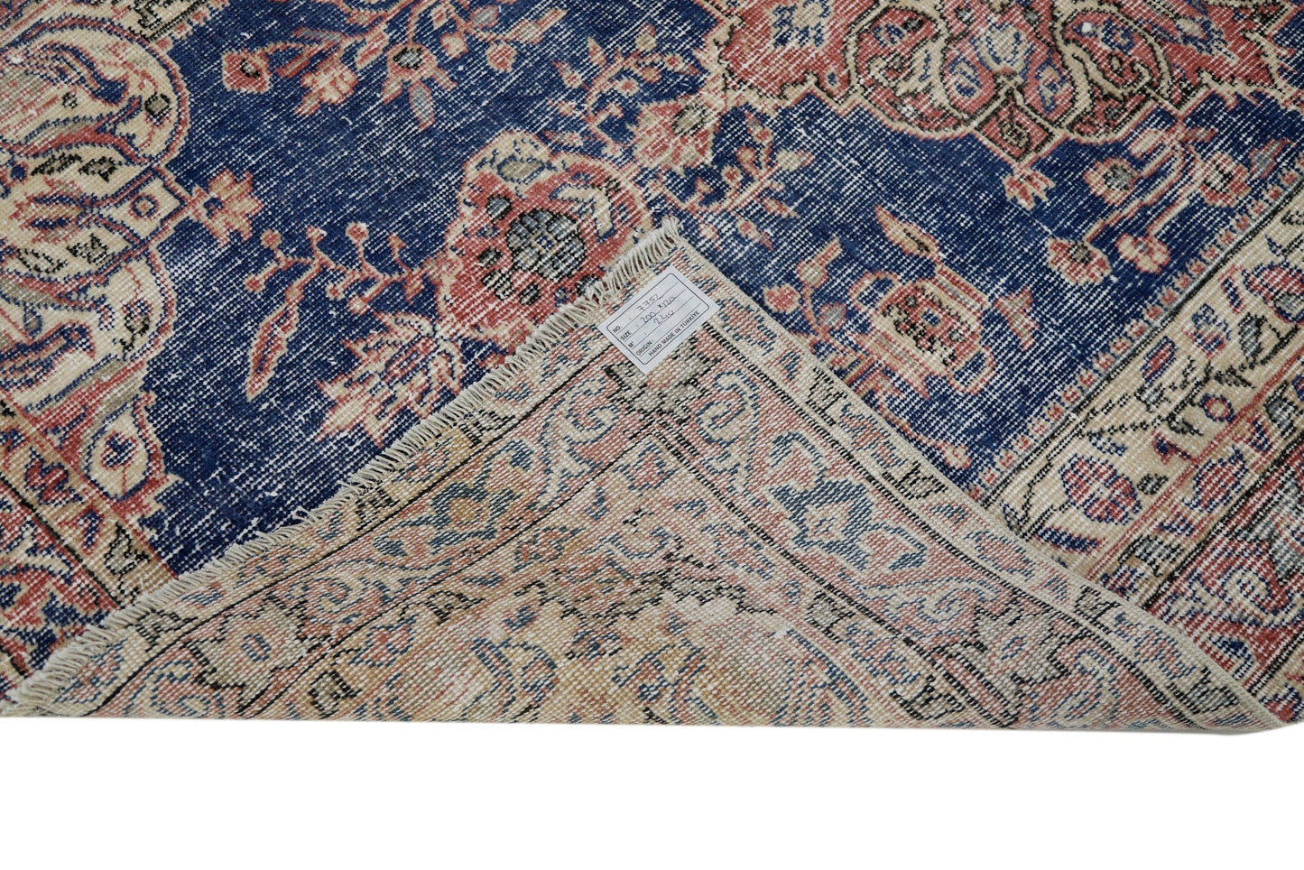 4x7 Rug, Turkish Oushak Vintage rug, Carpet rug, Navy Blue rug, Handmade rug, Oushak Carpet ,One of a kind, Anatolia,Rug,7752