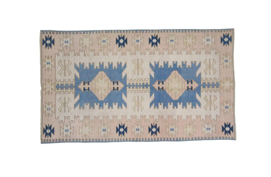Neutral Coastal decor Rug, 4x7 Area rug,4x7 Turkish rug,Oushak Rug 4x7,Vintage rug 4x7,Bedroom rug,Handmade,One of a kind,7733