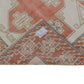4x7 Turkish Oushak Vintage Rug, Carpet Area Eclectic Rug,, Handmade Nursery Fine rug, Faded rug ,Anatolia rug, Turkey rug, 7743