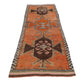 Turkish runner rug, Oushak Kitchen runner, Vintage Floor Oriental runner , 3x10 Rug runner ,Antique rug, Hallway runner ,7208