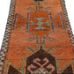 Turkish runner rug, Oushak Kitchen runner, Vintage Floor Oriental runner , 3x10 Rug runner ,Antique rug, Hallway runner ,7208
