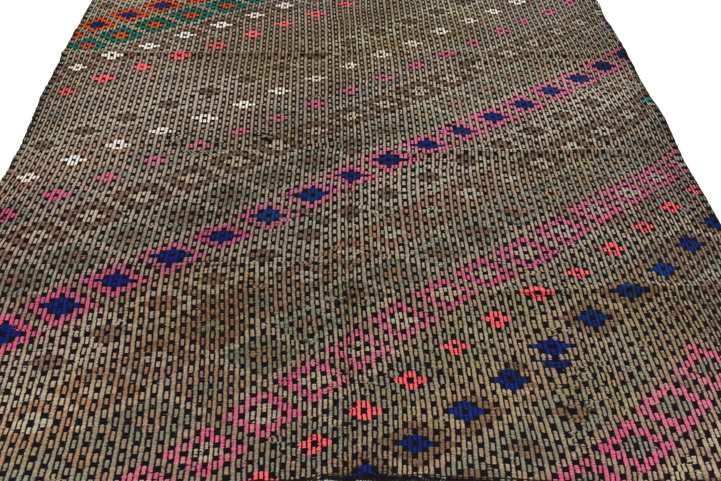 Turkish Vintage Kilim Rug, Handmade Kilim Rug, Rug Kilim 6x8, Living Room Rug, Wool Rug, Kilim Rug, Primitive Rug, Area Kilim Rug, 3237