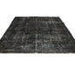 6x8 Black Overdye Vintage Rug, Turkish Rug Black ,Unique Rug, Anatolia Rug,Distressed Rug, Minimalist Rug, Carpet rug, Bedroom rug, 3168