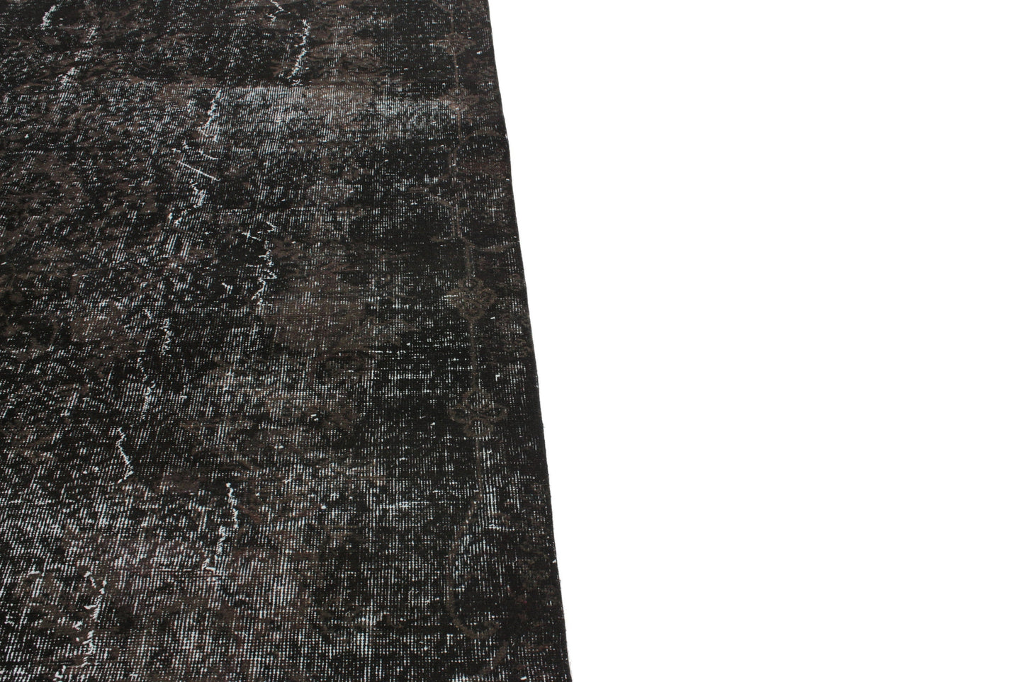 6x8 Black Overdye Vintage Rug, Turkish Rug Black ,Unique Rug, Anatolia Rug,Distressed Rug, Minimalist Rug, Carpet rug, Bedroom rug, 3168