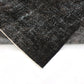 6x8 Black Overdye Vintage Rug, Turkish Rug Black ,Unique Rug, Anatolia Rug,Distressed Rug, Minimalist Rug, Carpet rug, Bedroom rug, 3168