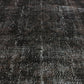 6x8 Black Overdye Vintage Rug, Turkish Rug Black ,Unique Rug, Anatolia Rug,Distressed Rug, Minimalist Rug, Carpet rug, Bedroom rug, 3168