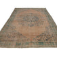 Antique Turkish rug,Distressed Oushak rug,Worn Area rug, 7x11 Large Oushak rug, Carpet rug, Vintage rug 7x11, Bohemian decor, 7724