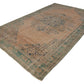 Antique Turkish rug,Distressed Oushak rug,Worn Area rug, 7x11 Large Oushak rug, Carpet rug, Vintage rug 7x11, Bohemian decor, 7724