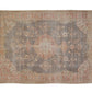 7x10 Terracotta Navy blue Area Rug, Oushak Turkish rug, Vintage Carpet rug, Oushak Carpet, Antique rug, Oriental rug ,Rustic rug,7716