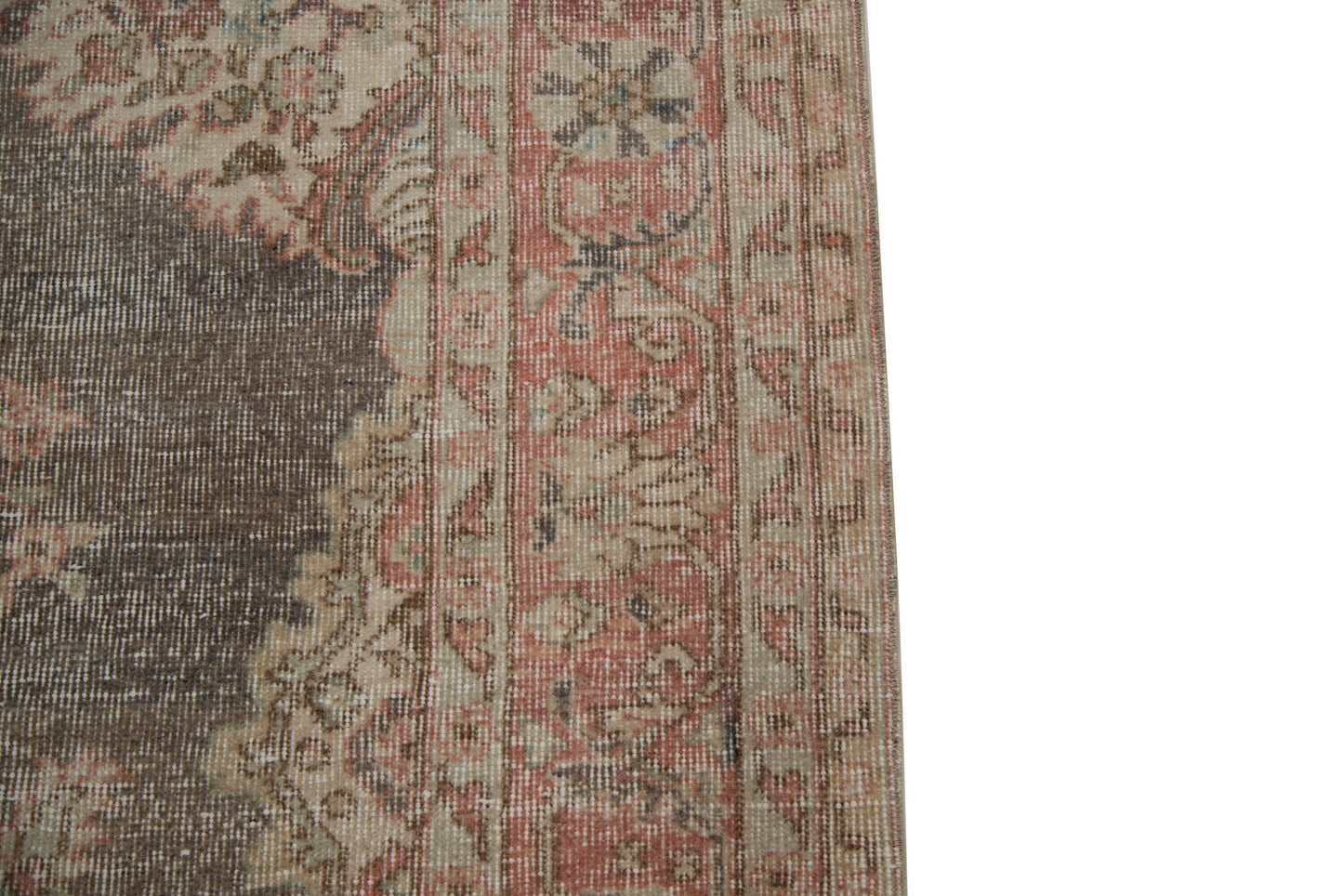 7x10 Terracotta Navy blue Area Rug, Oushak Turkish rug, Vintage Carpet rug, Oushak Carpet, Antique rug, Oriental rug ,Rustic rug,7716