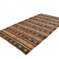 Handmade Eclectic Kilim Rug, Turkish Unique Kilim Rug, Bohemian Rug, Bedroom Rug, Rug Kilim, Kilim Rug 6x10, Area Striped Kilim Rug, 3235