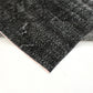 Turkish Vintage Rug, 6x9 Overdye Black Rug, Area Rug, Living Room Rug, Carpet Rug, 3159