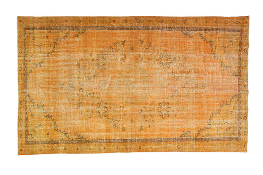 Turkish Rug ,Orange Rug, Overdye Rug, Vintage Rug 5x9, Boho Rug, Floor Rug, Area Rug, Handmade Rug, 5x9 Rug, Anatolia rug,Coastal Decor,3700