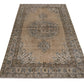 Turkish Oushak Rug, Vintage Area Rug, Anatolian Wool Rug, Handmade Carpet Rug, Traditional Antique Rug, Unique Rustic Rug, 8681