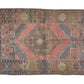 4x6 Vintage Area Rug, Traditional Turkish Rug, Handmade Oushak Rug, Tribal Anatolian Rug, Eclectic Wool Rug, Turkey Carpet Rug, 8663