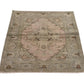 3x4 Small Oushak Rug, Vintage Turkish rug, Bohemian Small Rug, Anatolian rug, Handmade Rug, One of a kind carpet Rug, 8665