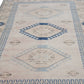 5x8 Area Anatolian Carpet rug, Coastal Turkish rug, OUSHAK TURKEY RUG, Vintage rug Neutral, Living room Rug ,Bedroom Turkish rug , 7305