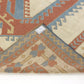Turkish Rug Beige, Geometric Vintage rug, Oushak rug 7x10, Handmade Area rug, Carpet rug, Dining room rug ,Area rug 7x10, 5888