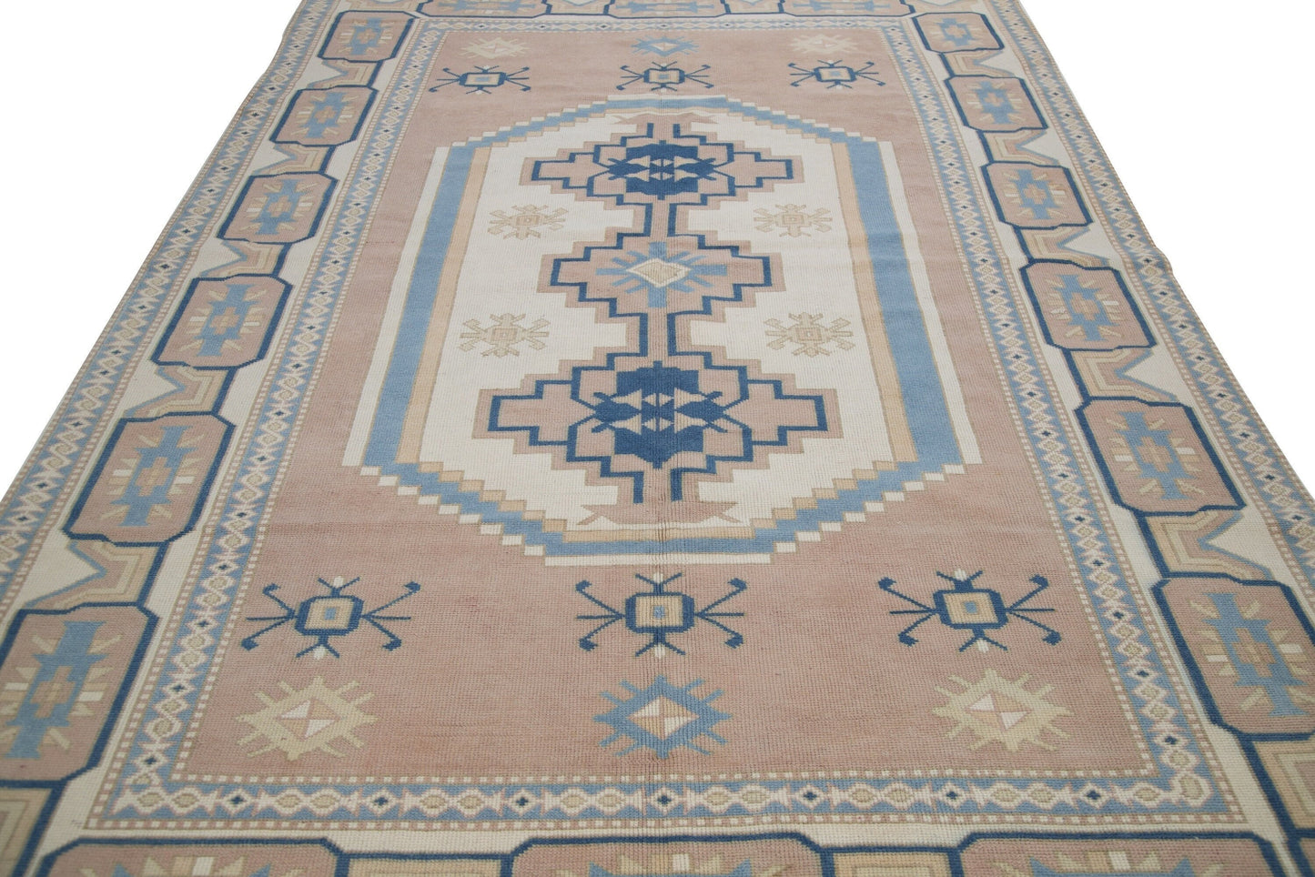 7x10 Area Rug, Anatolia Oushak Rug, Turkish Vintage Rug, Handmade rug, Living room rug, Turkey rug, One of a kind rug, Large rug 7x10, 7314