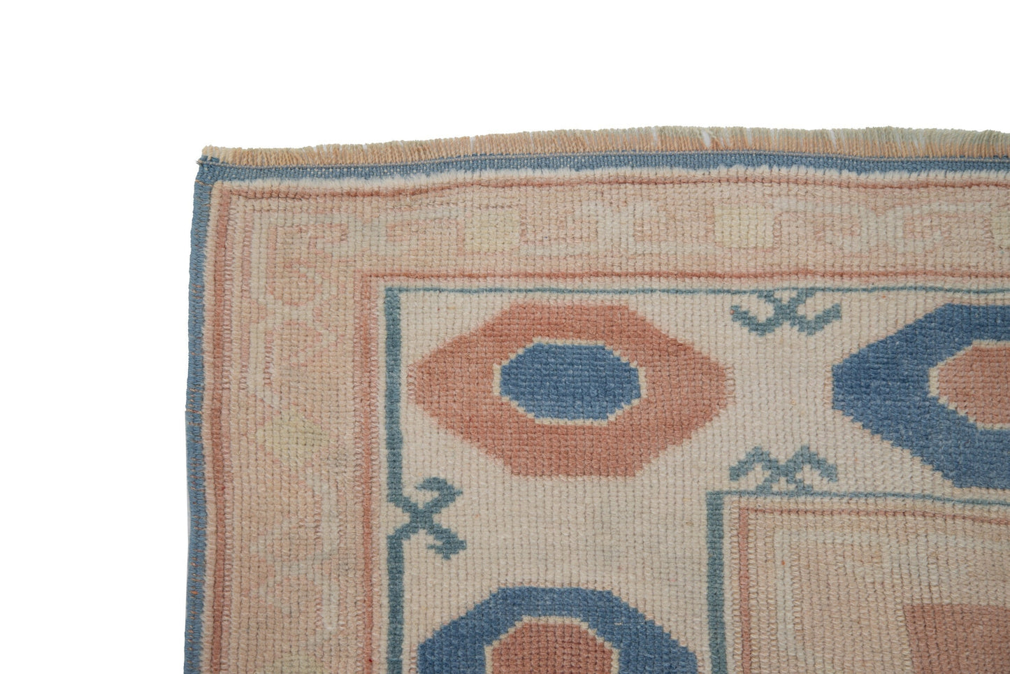 7x9 Turkish rug ,Vintage rug, Neutral rug, Faded rug, Bohemian rug, Eclectic decor, Living room rug, Handmade rug ,Oushak Rug , 7322