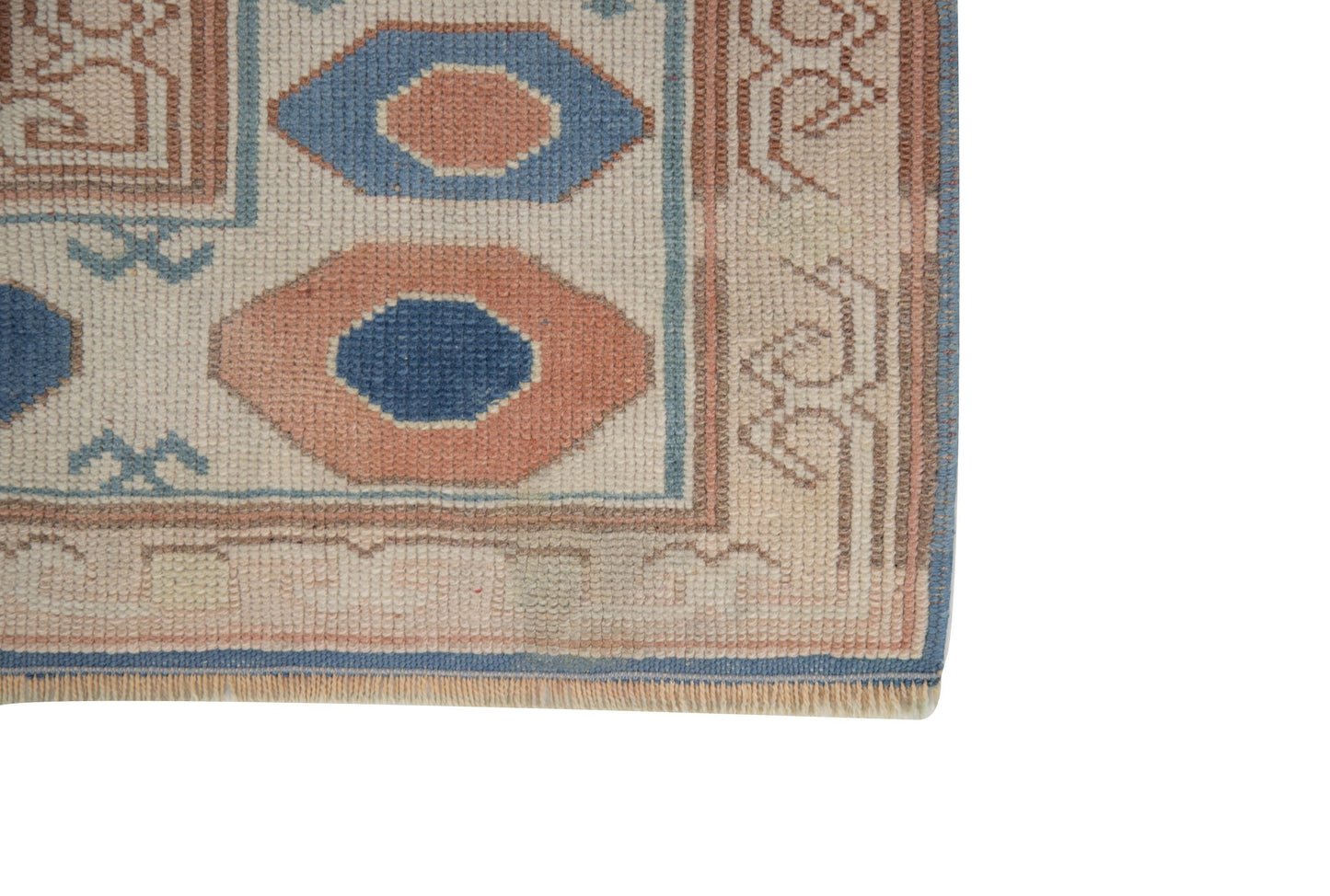 7x9 Turkish rug ,Vintage rug, Neutral rug, Faded rug, Bohemian rug, Eclectic decor, Living room rug, Handmade rug ,Oushak Rug , 7322