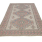 Faded Turkish rug, Vintage rug 5x8, Oushak rug ,Neutral Rug, Carpet rug, Handmade rug, Geometric rug ,Anatolia rug, Turkey rug, 7292