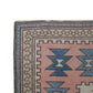 Geometric Oushak Rug, 5x8 Area rug, Turkish rug , Vintage rug, One of a kind rug, Anatolia Rug, Turkey Rug ,Living Room Rug,Bedroom rug,7301