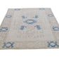 6x8 Beige Blue Oushak rug, Vintage rug, Turkish rug, Handmade rug ,Wool rug, Anatolia rug ,Turkey rug, One of a kind rug , Area rug 6x8,7291