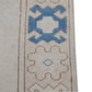 6x8 Beige Blue Oushak rug, Vintage rug, Turkish rug, Handmade rug ,Wool rug, Anatolia rug ,Turkey rug, One of a kind rug , Area rug 6x8,7291