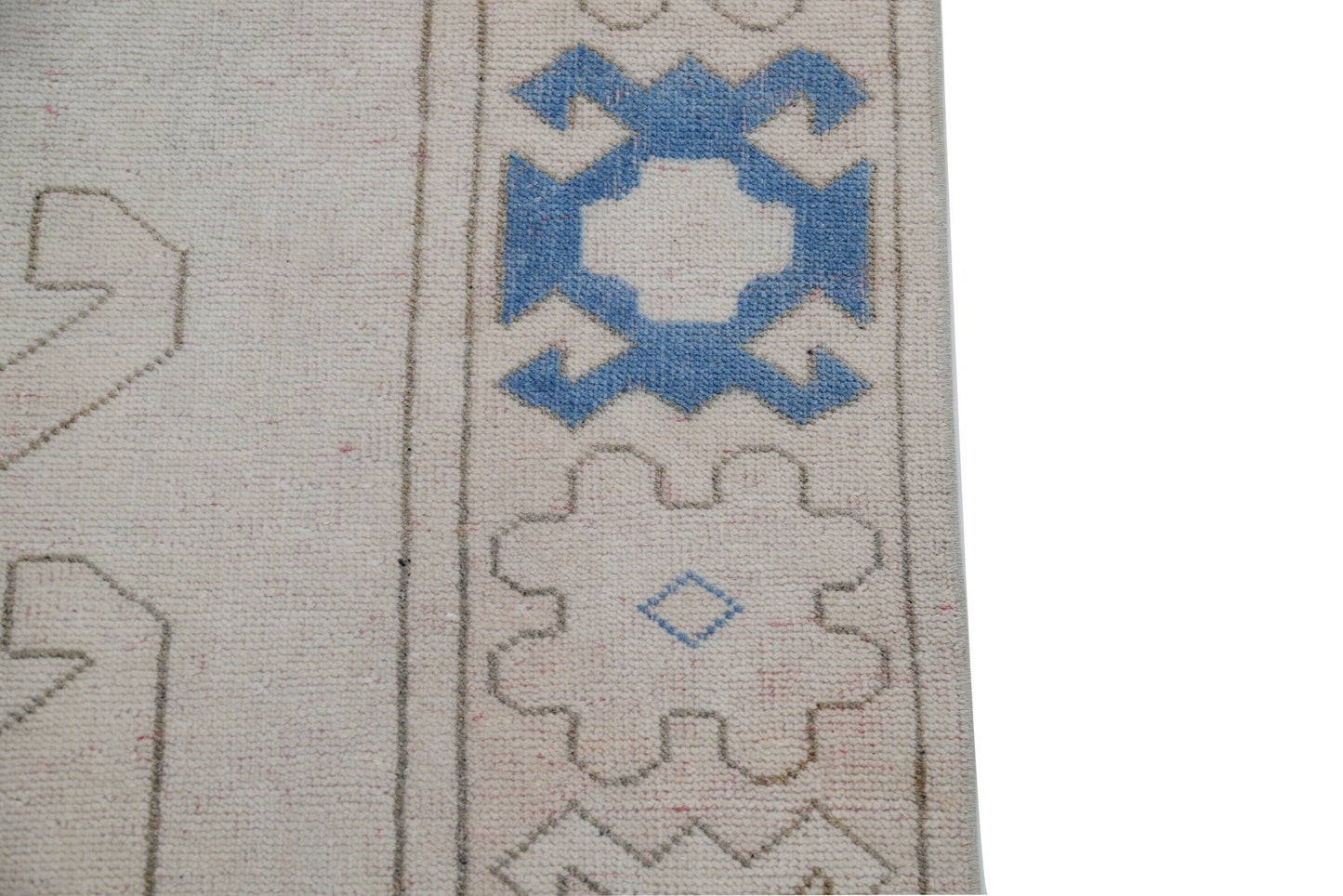6x8 Beige Blue Oushak rug, Vintage rug, Turkish rug, Handmade rug ,Wool rug, Anatolia rug ,Turkey rug, One of a kind rug , Area rug 6x8,7291
