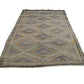 6x10 Embroidery Turkish Kilim Rug, Vintage Turkish Kilim Rug, Living Room Rug, Handmade Rug, Flat Weave Rug, Area Faded Kilim Rug, 8068