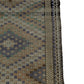 6x10 Embroidery Turkish Kilim Rug, Vintage Turkish Kilim Rug, Living Room Rug, Handmade Rug, Flat Weave Rug, Area Faded Kilim Rug, 8068
