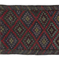 Farmhouse Decor, Plaid Kilim Rug, Area Geometric Rug, Turkey Rug, Fine Rug, Faded Rug, Muted Rug, Bedroom Rug, Kilim Rug 7x9, 8084