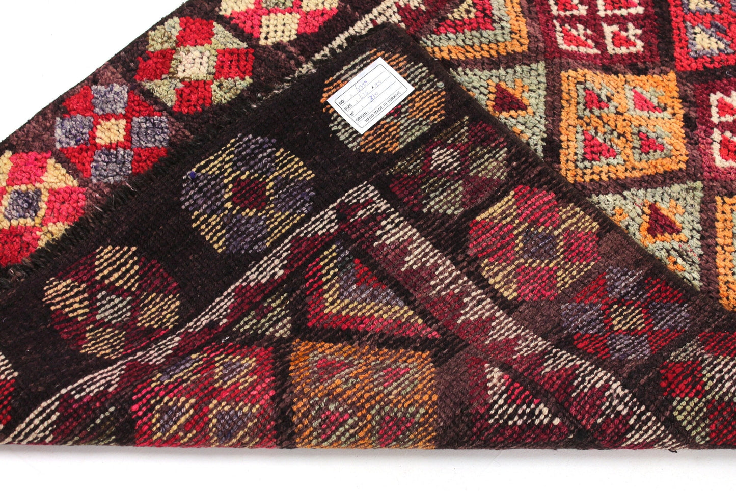 Extra Long Carpet Runner Rug, 3x14 Rug Runner, Turkish Vintage Oushak Runner, Bohemian, Entryway Rug, Made in Anatolia, Runner, 6389