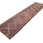 Turkish Runner, Vintage Runner, Handmade Runner Rug, Oushak Runner, Rug Runner 3x12, Kilim Runner Rug, Kitchen Runner, Anatolia Rug, 11401