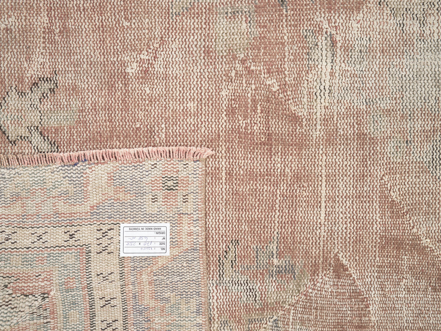 Handmade Vintage Rug, Turkish Oushak Antique Rug, Area Faded Rug, Neutral Floor Rug, Office Rug, Scandinavian Rug,Turkey Rug, Rug 6x8, 12057