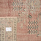 Oushak Handmade Area Rug, Turkish Vintage Eclectic Rug, Anatolia Rug, Neutral Faded Rug, Bohemian Rug, Living Room Rug, Rug 6x8, 11555