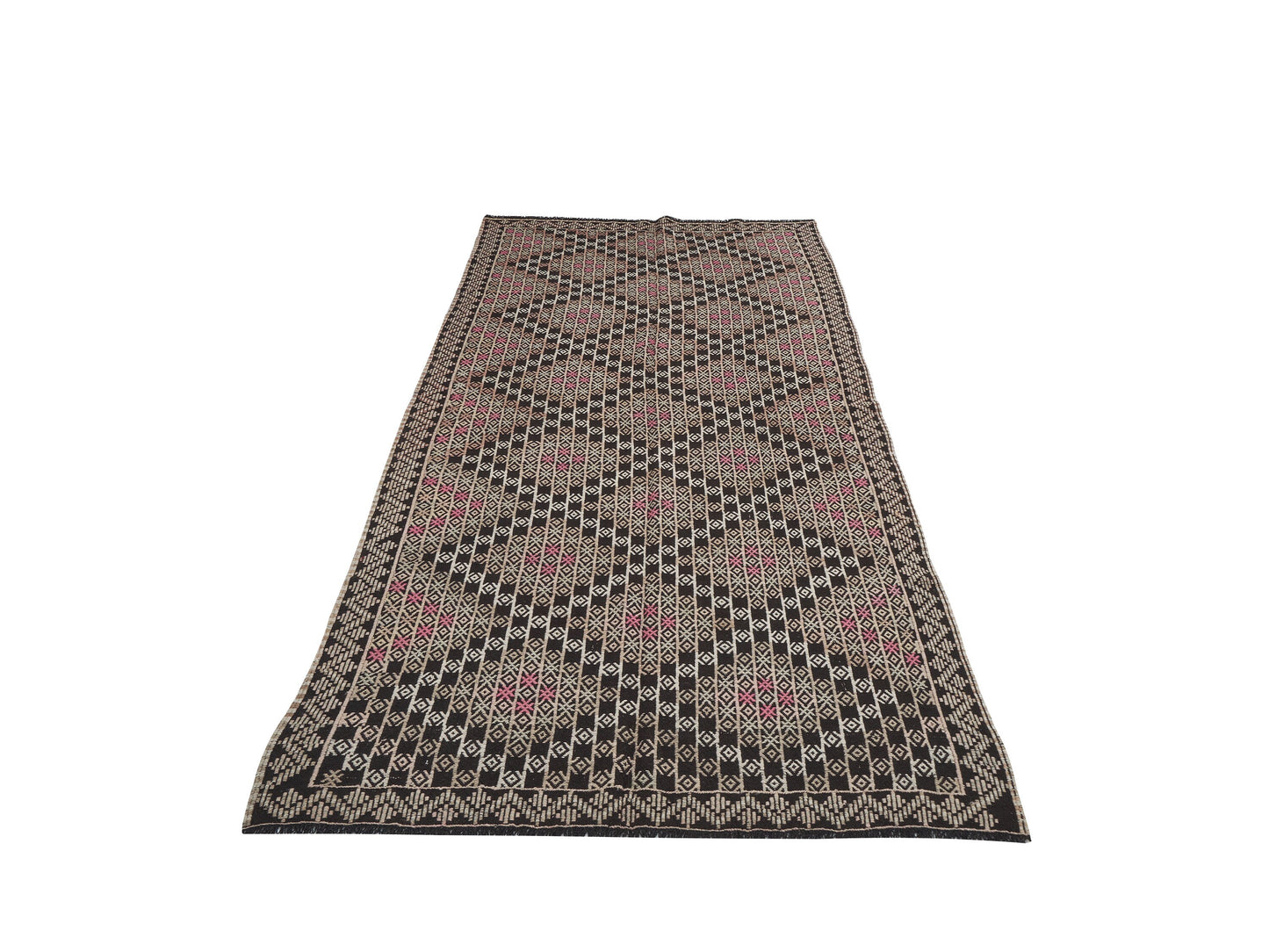Area Kilim Rug, Turkish Kilim, Handmade Antique Kilim Rug, Vintage Rustic Kilim Rug, Kid Room Rug, Kilim Rug 5x10, Primitive Rug, 12584