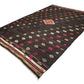 6x9 Vintage Turkish Kilim Rug, Flat Weave Rug, Neutral Rug, Unique Rug, Organic Rug, Anatolia Rug, Bedroom Rug, Rug Kilim, 1983