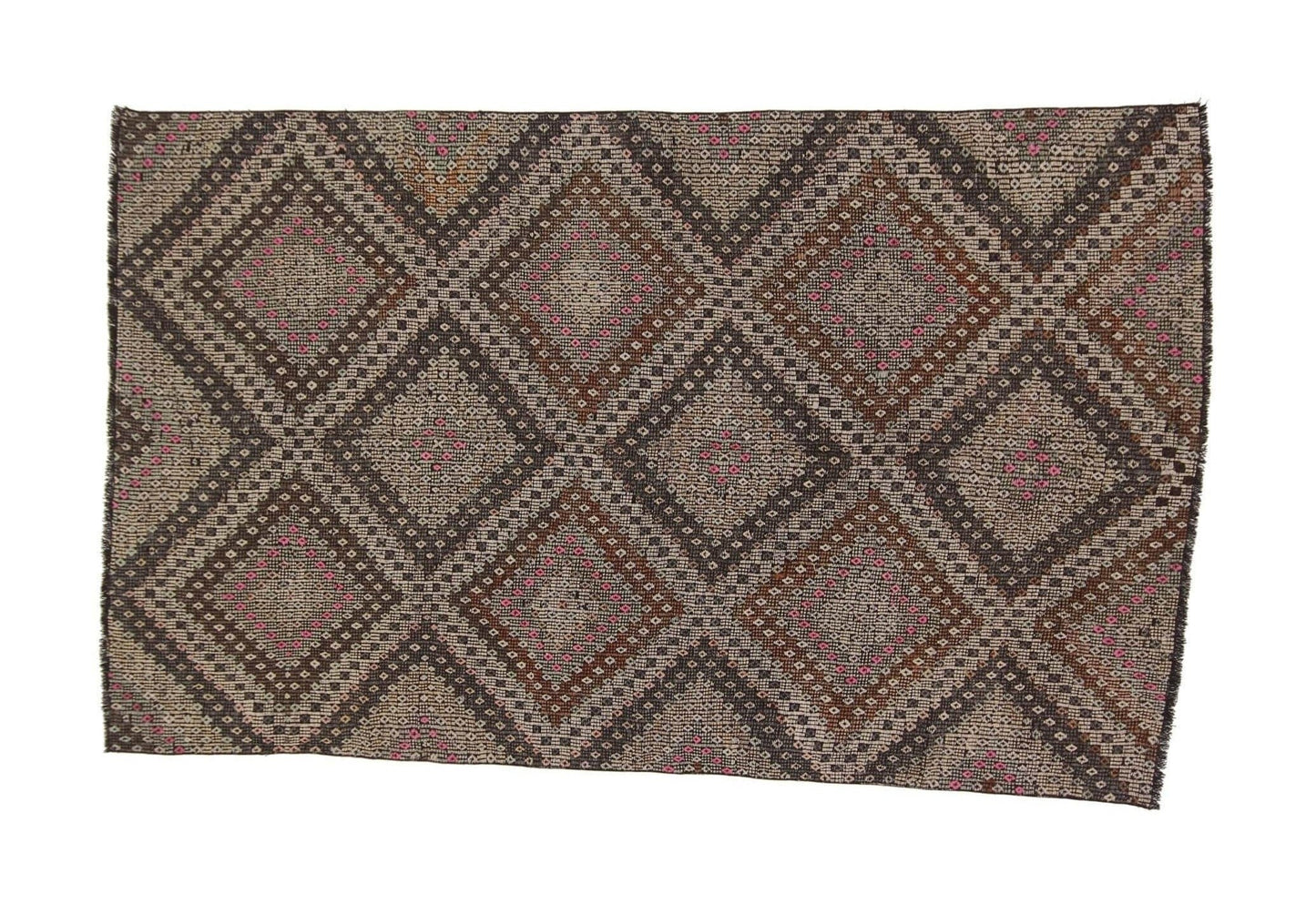 Kilim Rug 5x8, Turkish Kilim Rug, Vintage Faded Kilim Rug, Handmade Kilim Rug, Area Kilim Rug, Neutral Rug, Anatolia Rug, 3250