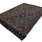 7x10 Area Kilim Rug, Turkish Kilim Rug, Vintage Kilim Rug, One of a Kind Rug, Handmade Kilim Rug, Living Room Rug, Scandinavian Rug, 8058