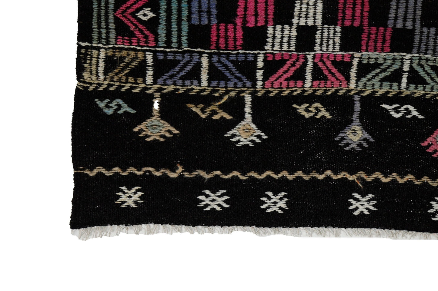 7x10 Area Kilim Rug, Turkish Kilim Rug, Vintage Kilim Rug, One of a Kind Rug, Handmade Kilim Rug, Living Room Rug, Scandinavian Rug, 8058