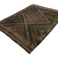 Area Kilim Rug, Handmade Kilim Rug, Kilim Rug 6x8, Wool Rug, Unique Rug, Living Room Rug, Turkish Kilim, Vintage Kilim, Primitive Rug, 8059