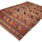 Kilim Rug, Vintage Kilim Rug, Area Kilim Rug, 6x9 Kilim Rug, Handmade Kilim Rug, Wool Rug, Unique Rug, Eclectic Rug, Boho Rug, 2535