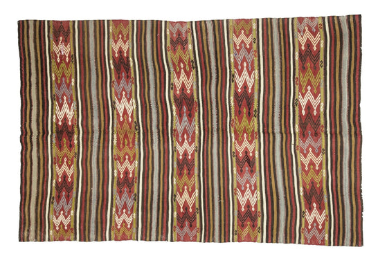 Kilim Rug 5x8, Anatolian Rug, Vintage Kilim Rug, Turkish Faded Kilim Rug, Area Kilim Rug, Living Room Rug, Kilim Rug, Home Decor, 2885