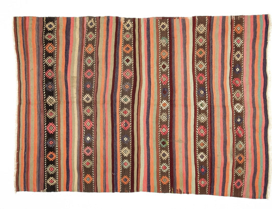 Kilim Rug, Turkish Kilim Rug, Vintage Kilim Rug, Rug Kilim, Handmade Kilim Rug, Area Kilim Rug 4x6, Farmhouse Decor, Anatolia Rug, 2542