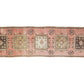 Pink Runner Rug 3x12, Carpet Runner ,Oushak Runner, Turkish Runner ,Unique Rug,Faded Rug, Kitchen Rug, Hallway Rug, Turkish Rug Runner, 6196