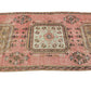 Pink Runner Rug 3x12, Carpet Runner ,Oushak Runner, Turkish Runner ,Unique Rug,Faded Rug, Kitchen Rug, Hallway Rug, Turkish Rug Runner, 6196