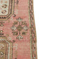 Pink Runner Rug 3x12, Carpet Runner ,Oushak Runner, Turkish Runner ,Unique Rug,Faded Rug, Kitchen Rug, Hallway Rug, Turkish Rug Runner, 6196