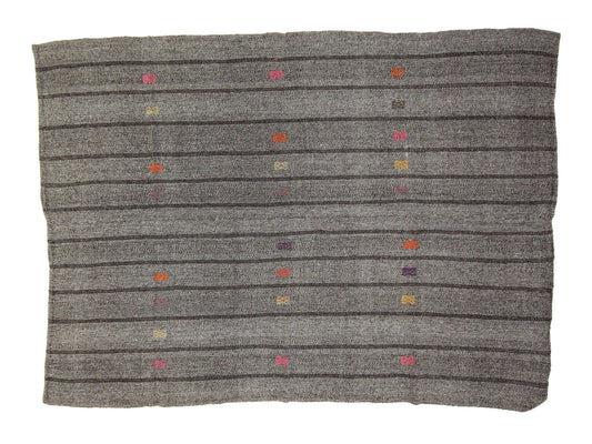 Kilim Rug 6x8, Turkish Kilim Rug, Vintage Kilim Rug, Area Kilim Rug, Gray Rug, Contemporary Decor, Rug Kilim, Handmade Kilim Rug, 4755